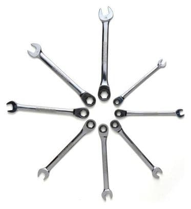 Kit de Clés Pedro's Ratcheting Combo Wrench Set (8 pieces)