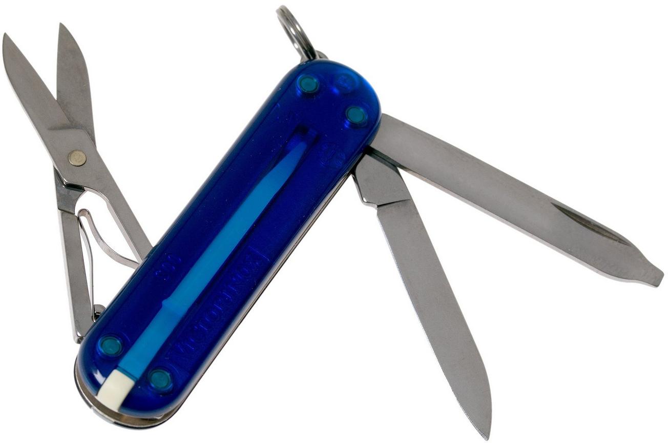 Victorinox Classic SD Translucent Colors, Deep Ocean 0.6223.T2G Zwitsers zakmes