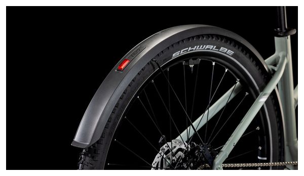 VTC Électrique Cube Nuride Hybrid Performance 500 Allroad Trapeze Shimano Cues 9V 500 Wh 29'' Gris Vert Swamp 2025