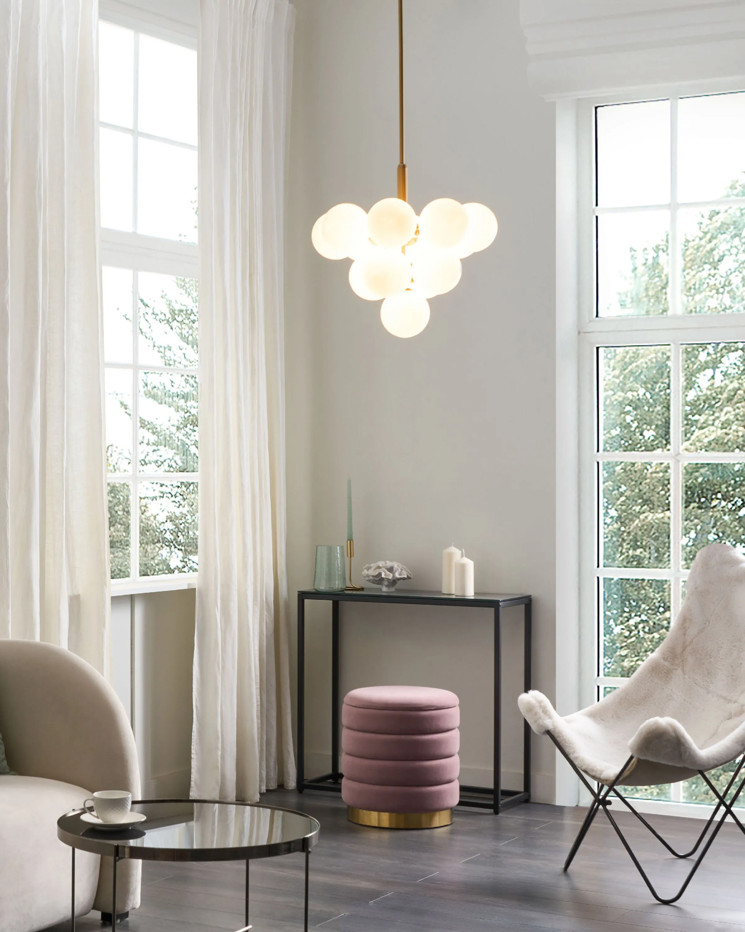 Hanglamp BIRRIE Metaal Messing