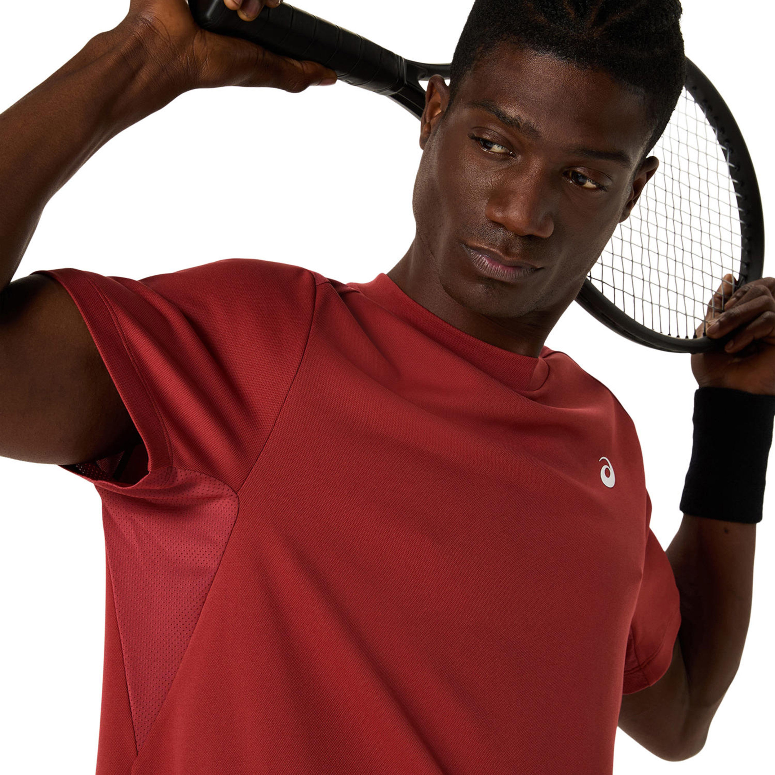 ASICS Court T-shirt Hommes - Rouge