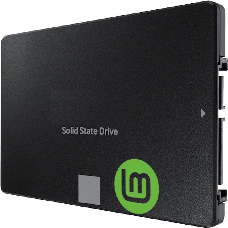 Windows 10/11 computer Vervang SSD harde schijf voorgeïnstalleerd met Linux-mint 22