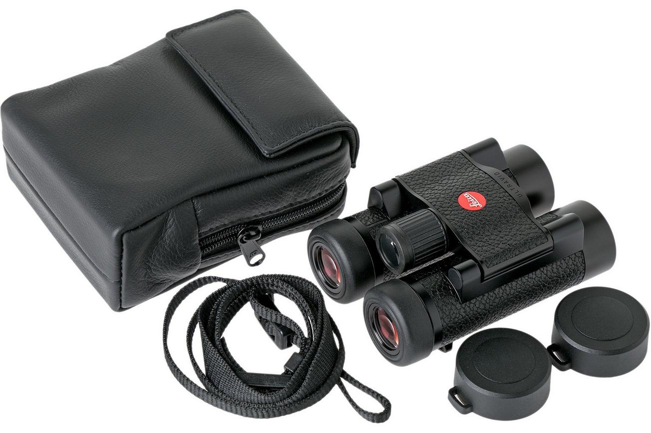 Leica ULTRAVID 8x20 verrekijker, zwart, lederen bekleding
