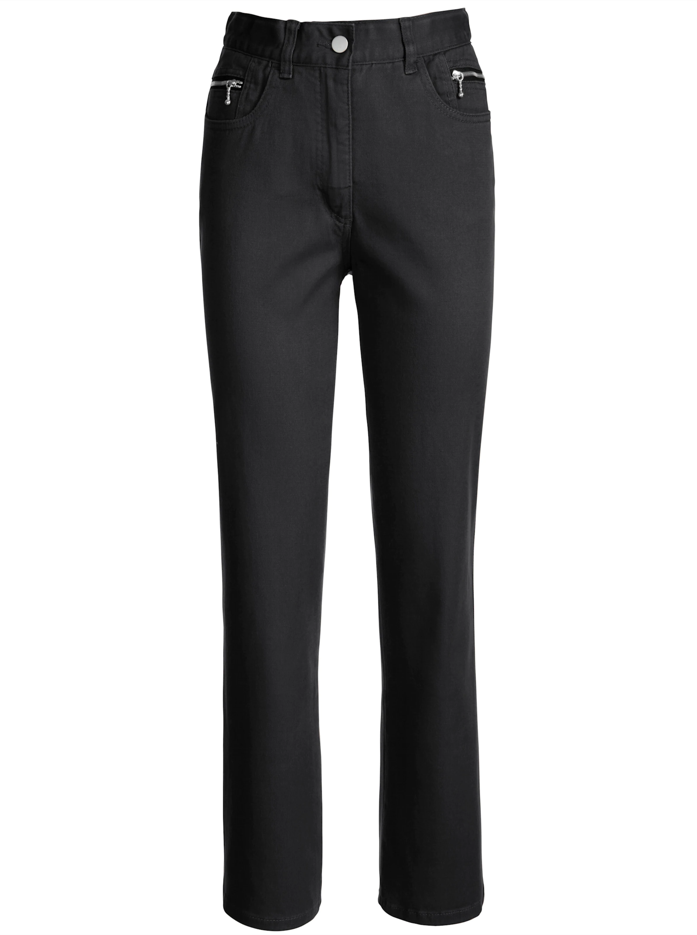 5-Pocket-Jeans in schwarz