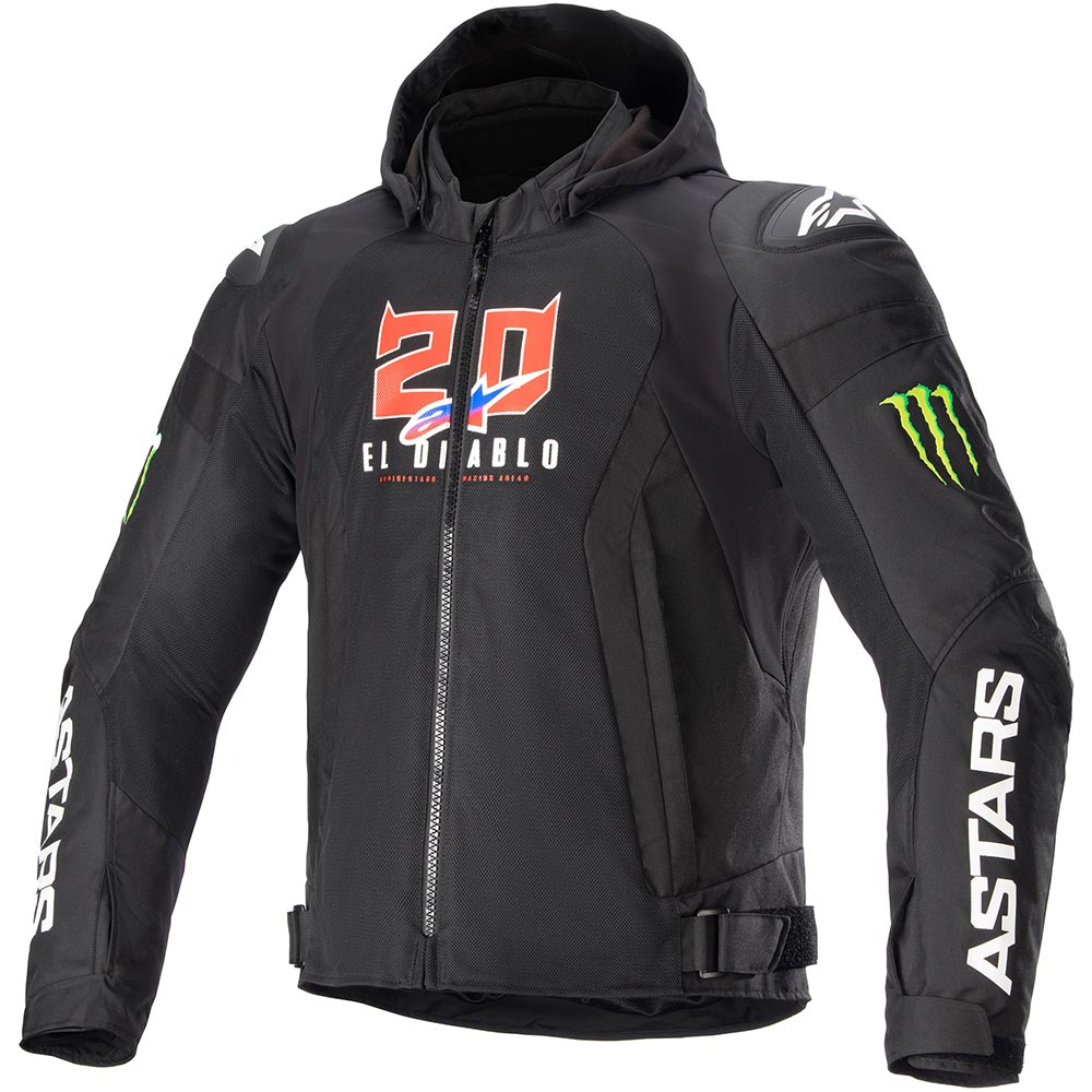 Alpinestars - Blouson Zaca Air Monster Fabio Quartararo Noir / Rouge