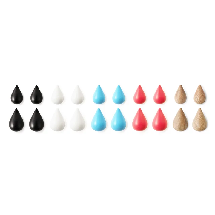 Normann Copenhagen - Dropit Wandhaken - gross, natur (2er Set)