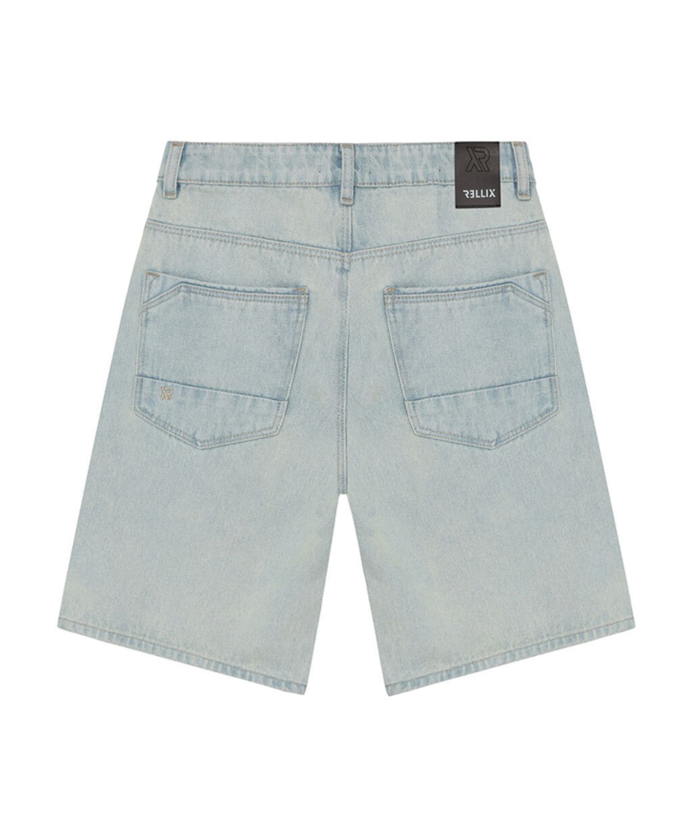 Rellix Denim Skater jongens korte broek blauw