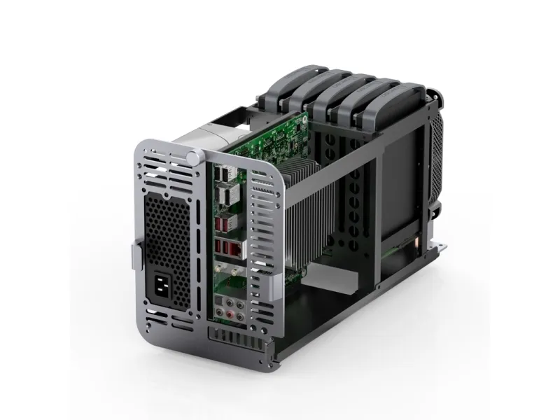 Jonsbo N1 Mini-ITX Kabinet - Grå