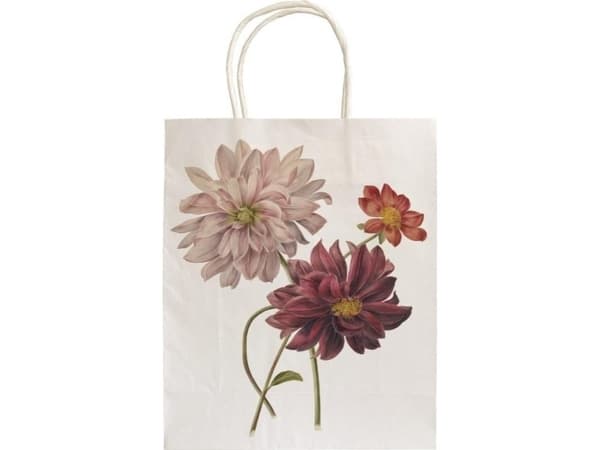 Skona Ting Decorative A5 bag STBAG100 Dahlias