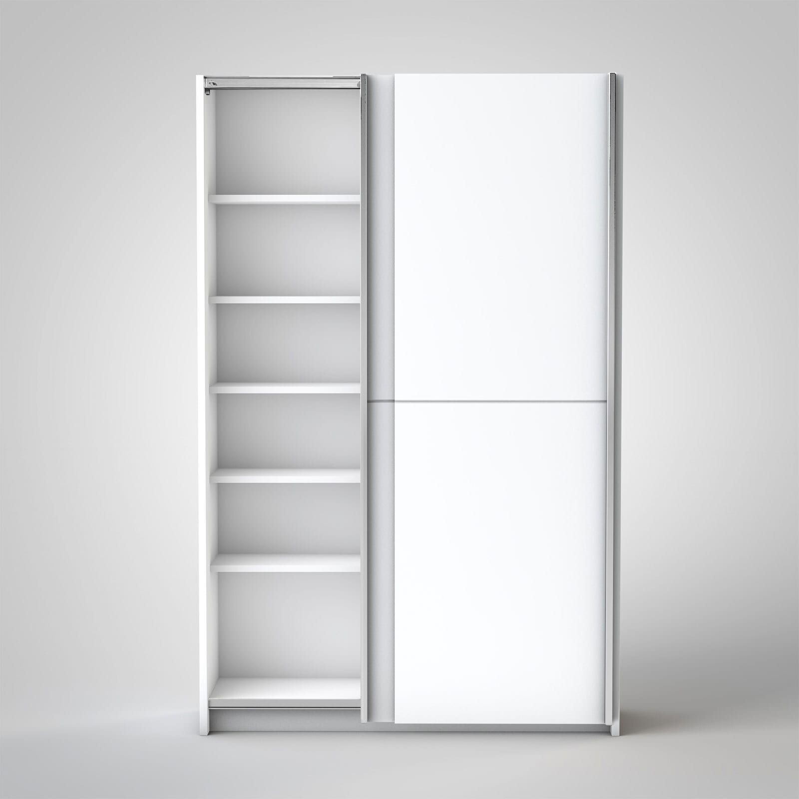 Wäscheschrank Fast, Dekorfolie Weiß