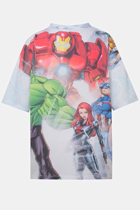 Marvel T-Shirt, Rundhals, Oversized, Unisex, Print
