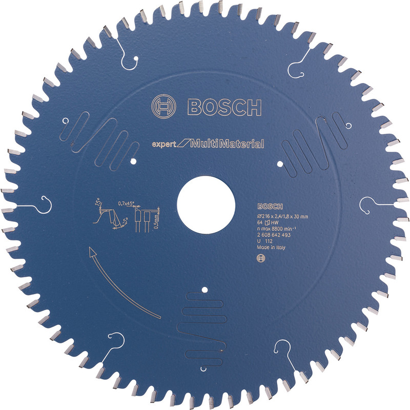 Bosch Expert Multi Material cirkelzaagblad 216x30x2,4mm 64T