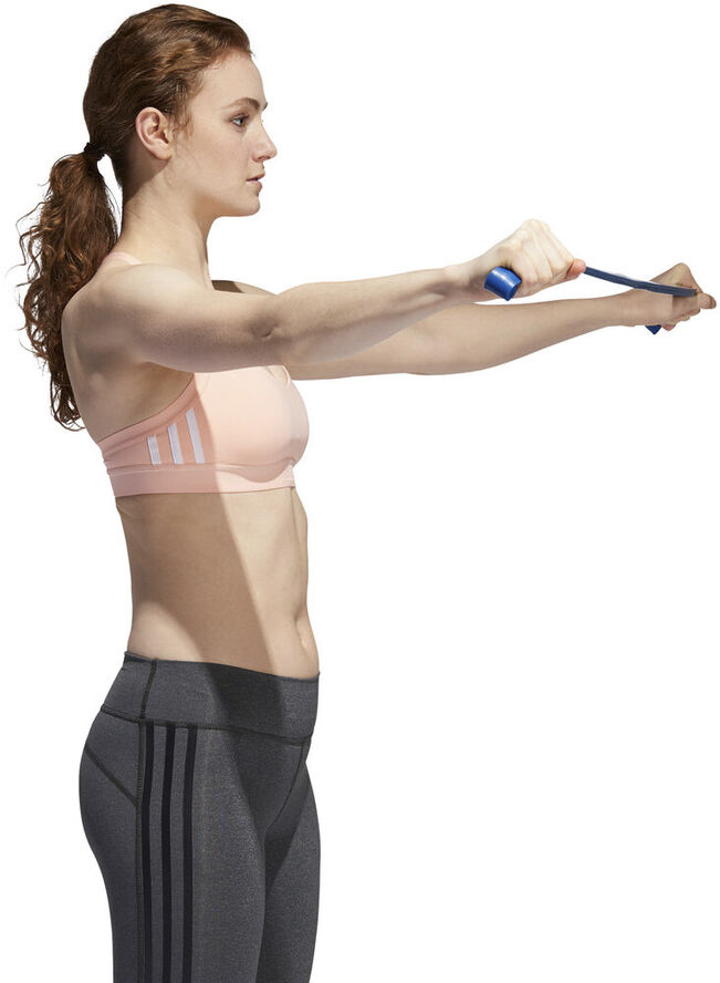 adidas All Me 3-Stripes Bra Pink