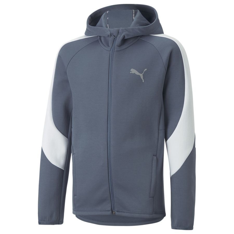 PUMA Veste Evostripe Full Zip - Bleu Enfant