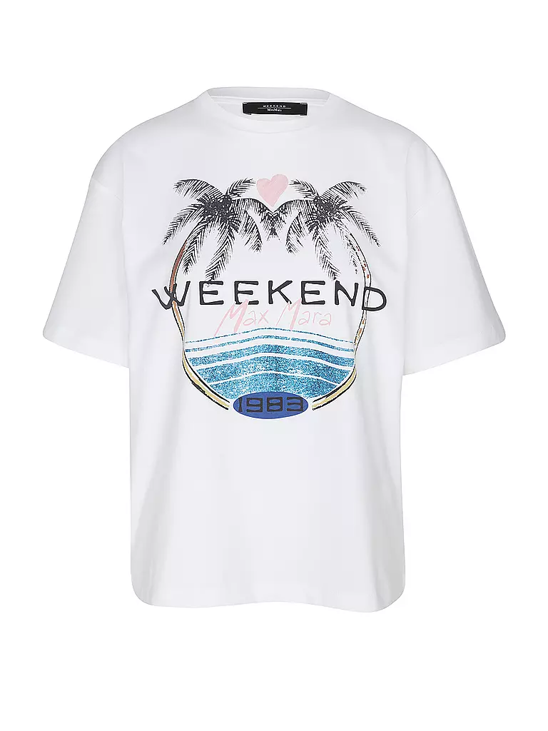 WEEKEND MAX MARA T-Shirt Oversized Fit VITERBO weiss