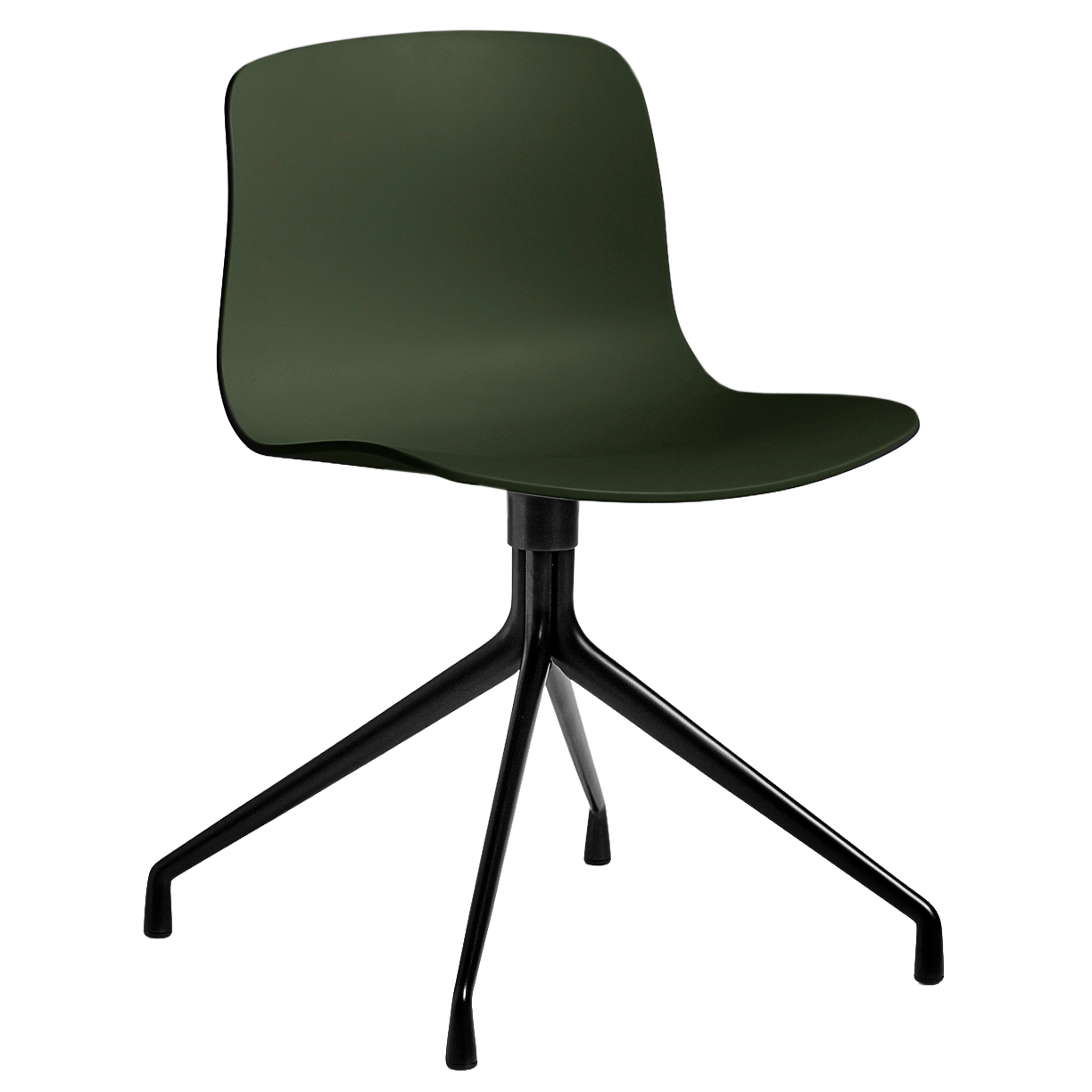 Eetkamerstoel AAC 10 zwart onderstel green