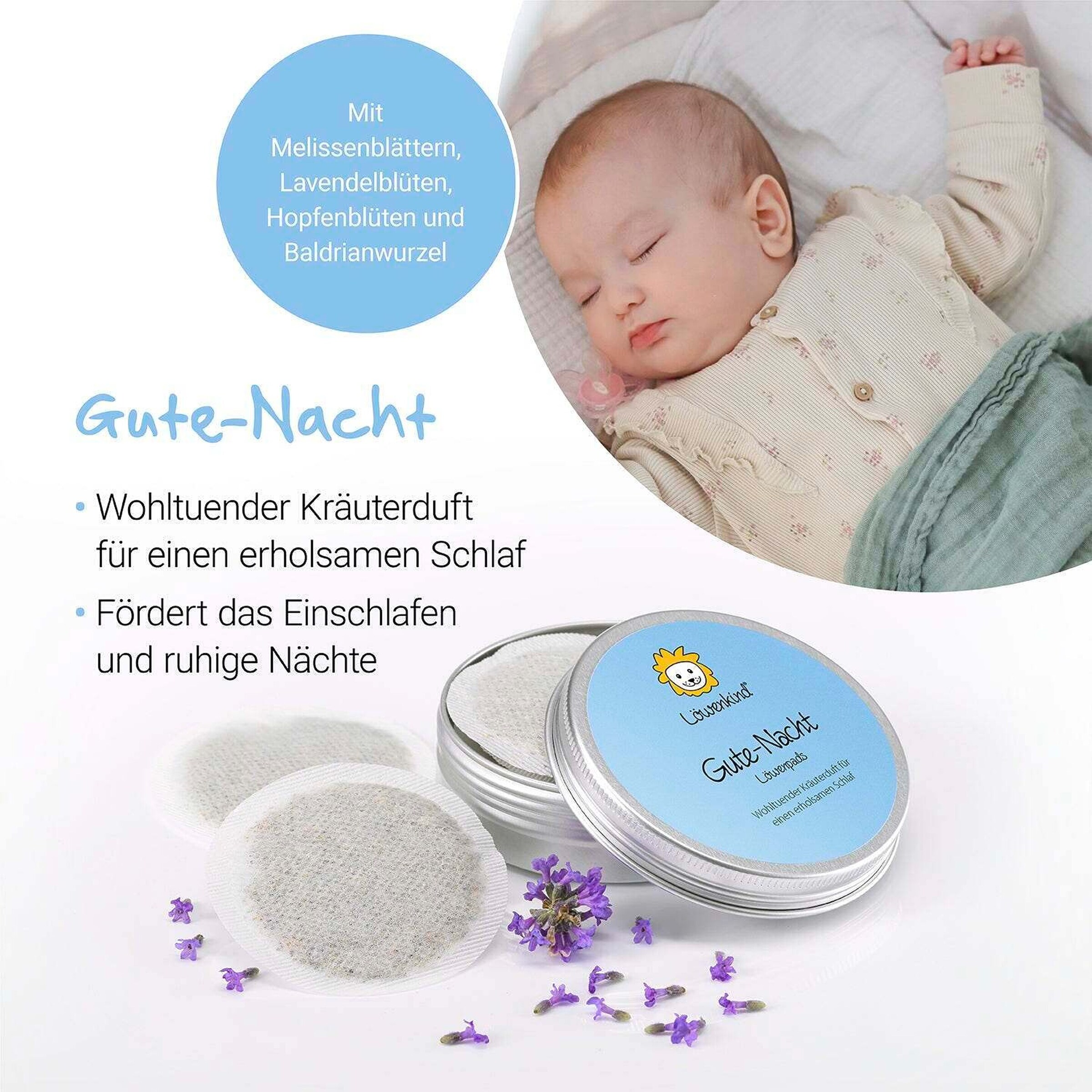 Löwenkind Gute-Nacht-Set Pistazie