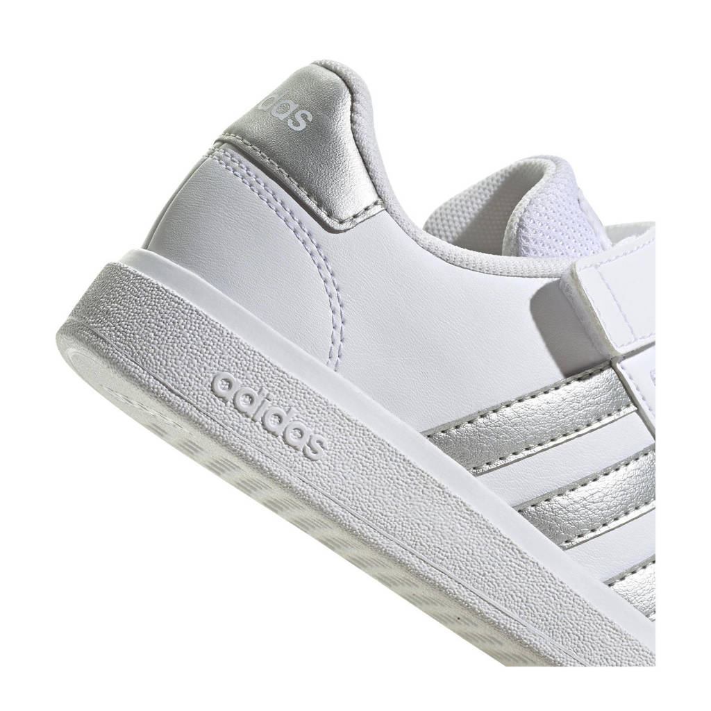 adidas Grand Court 2.0 sneakers wit/zilver