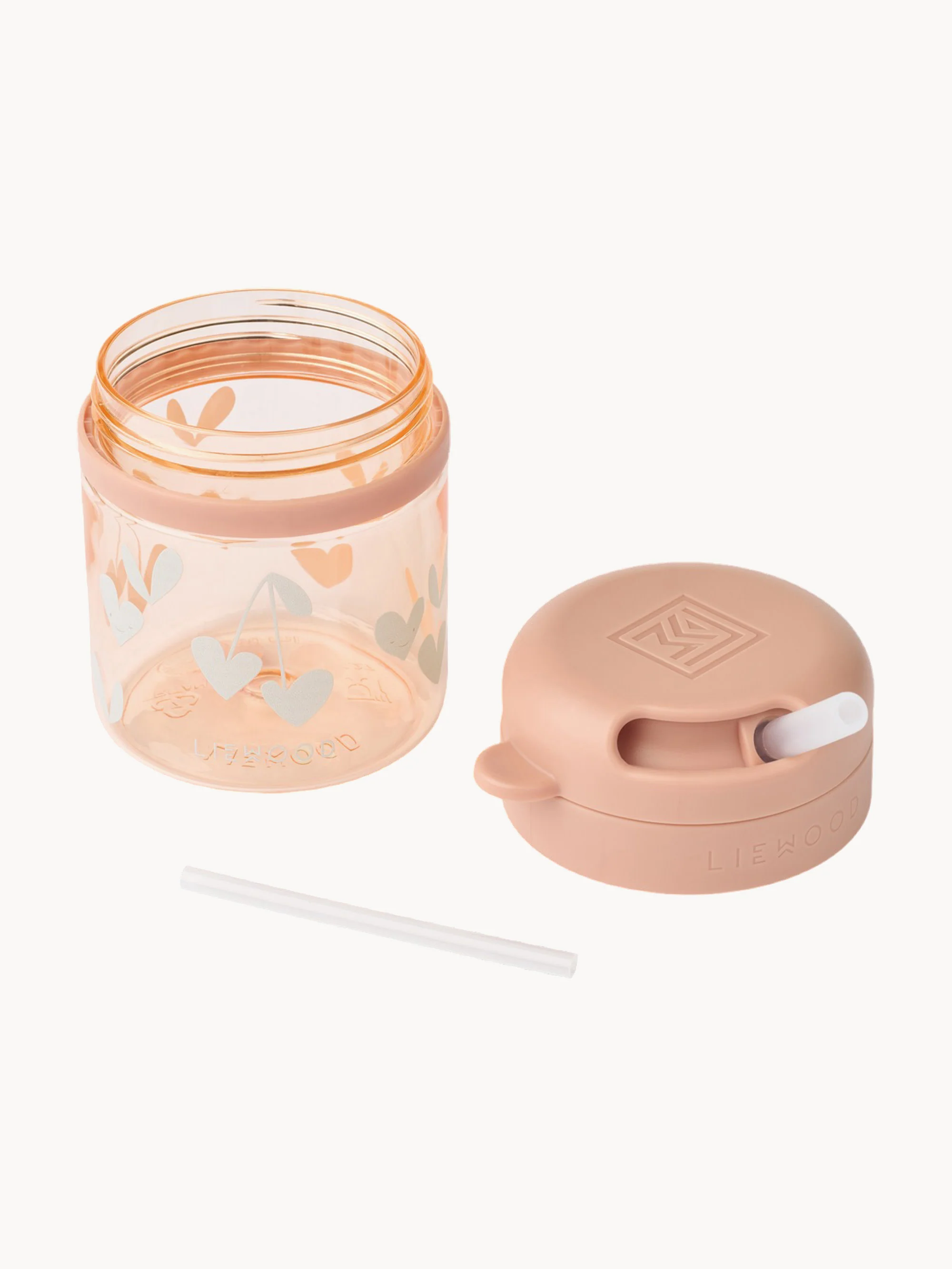 Kinderbeker Pavia met rietje