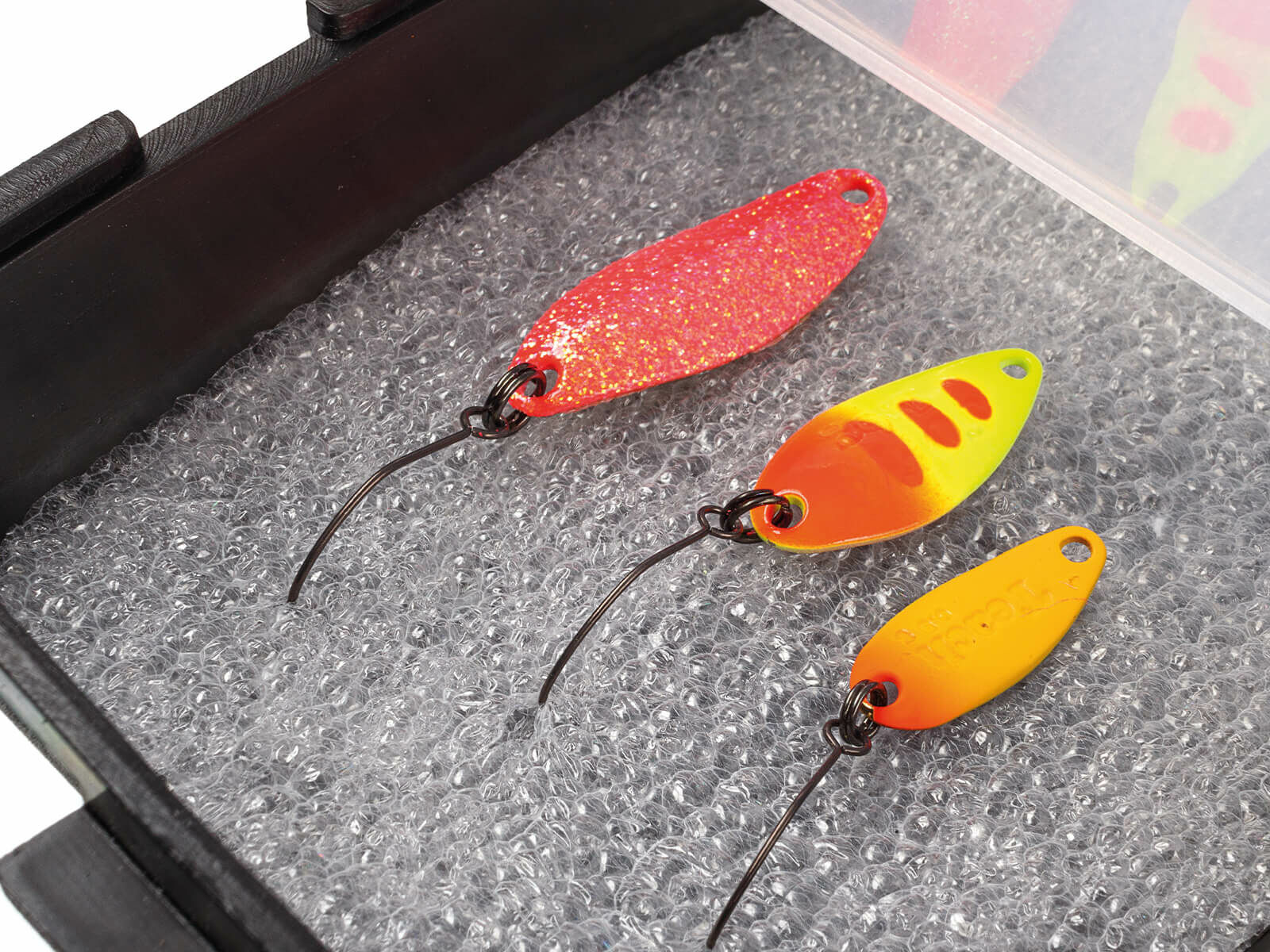 CAMO Forellen Spoons Box (Auffällige Farben)