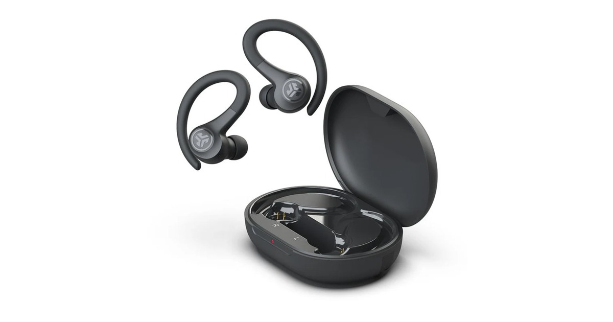 JLabGO Air Sport True Wireless-oordopjes earbuds  (Grafiet, Bluetooth 5.1)