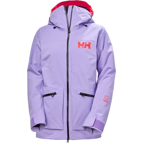Veste de ski HELLY HANSEN W POWDERQUEEN INFINITY JACKET HEATHER