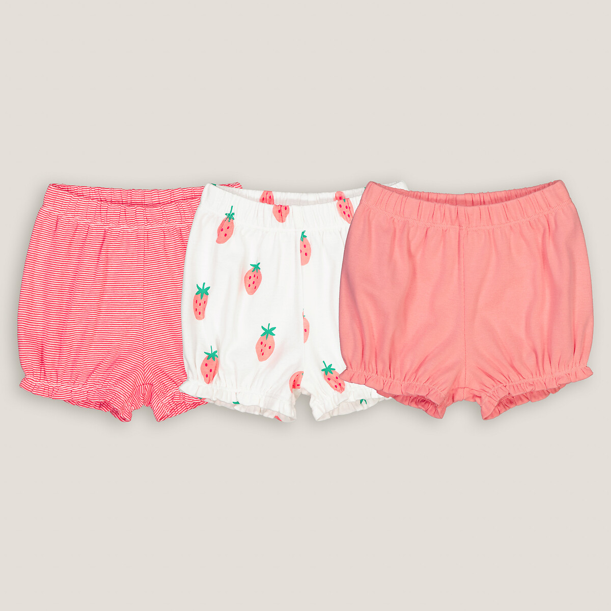 COLEÇÃO LA REDOUTE<br>Conjunto de 3 calcinhas