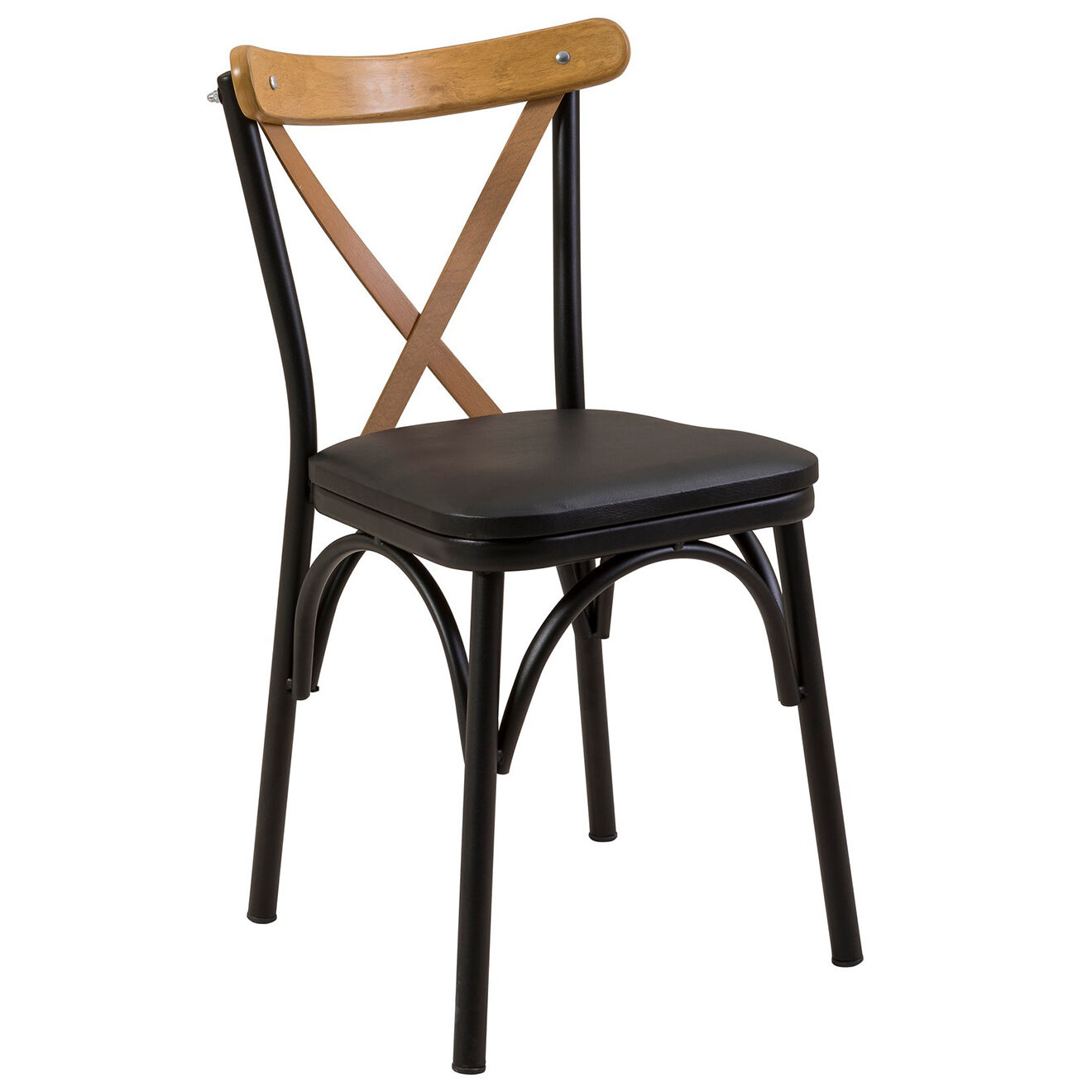 Homitis Table + 2 Chaises + Banc Olv noir