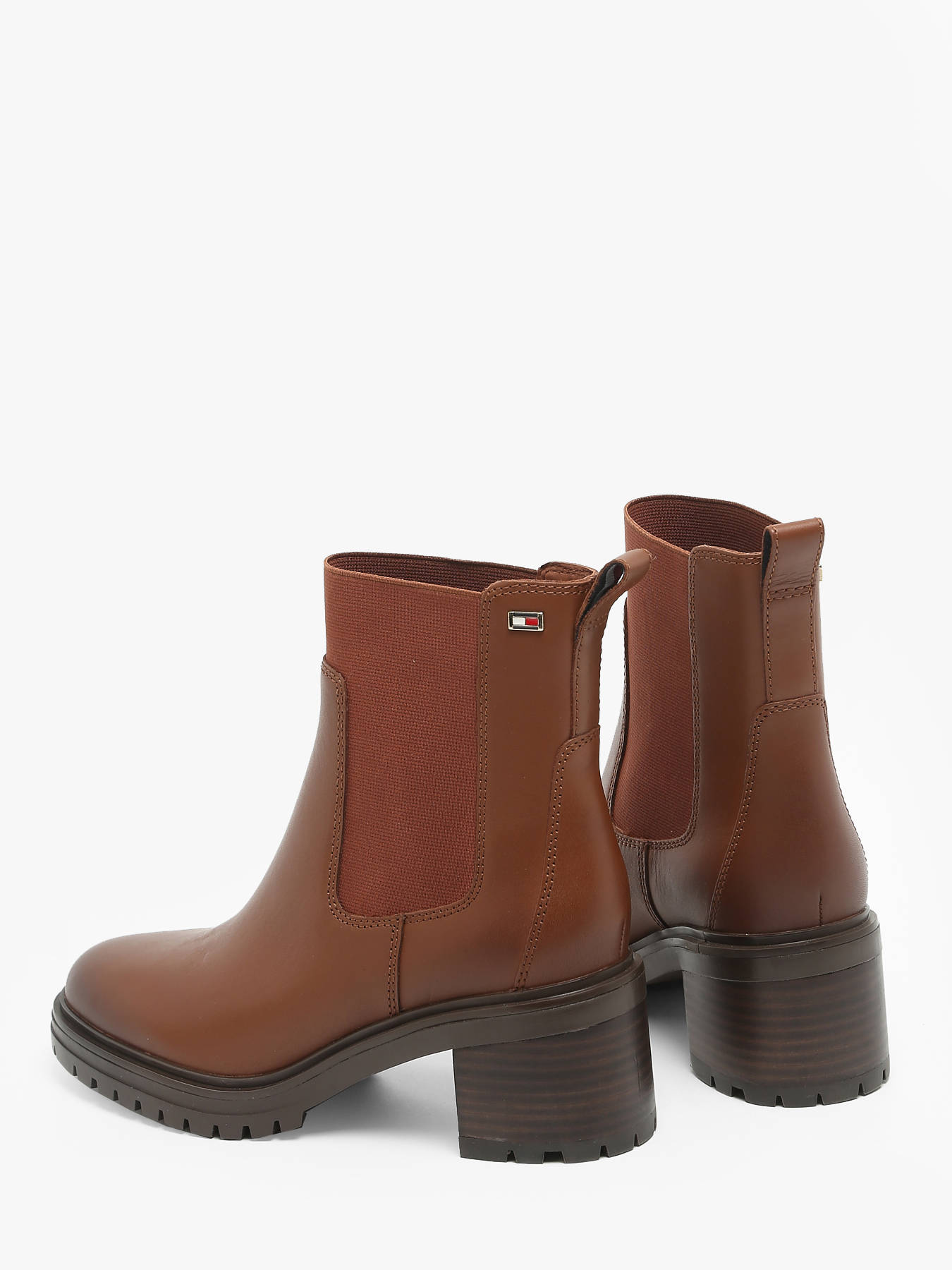 Bottines  talon en cuir TOMMY HILFIGER