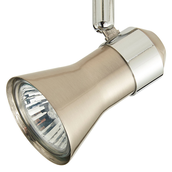 Réglette 4 spots Aphroditus métal chrome brossé GU10 4x50 W