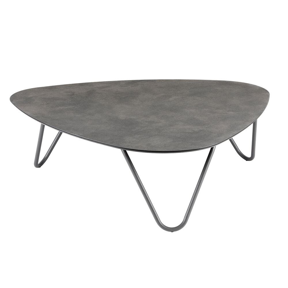 Couchtisch Cocoon HPL Grau Fusain-Titane