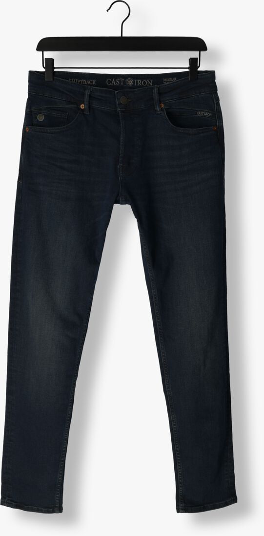 CAST IRON donkerblauwe cast iron straight leg jeans shiftback regular tapered