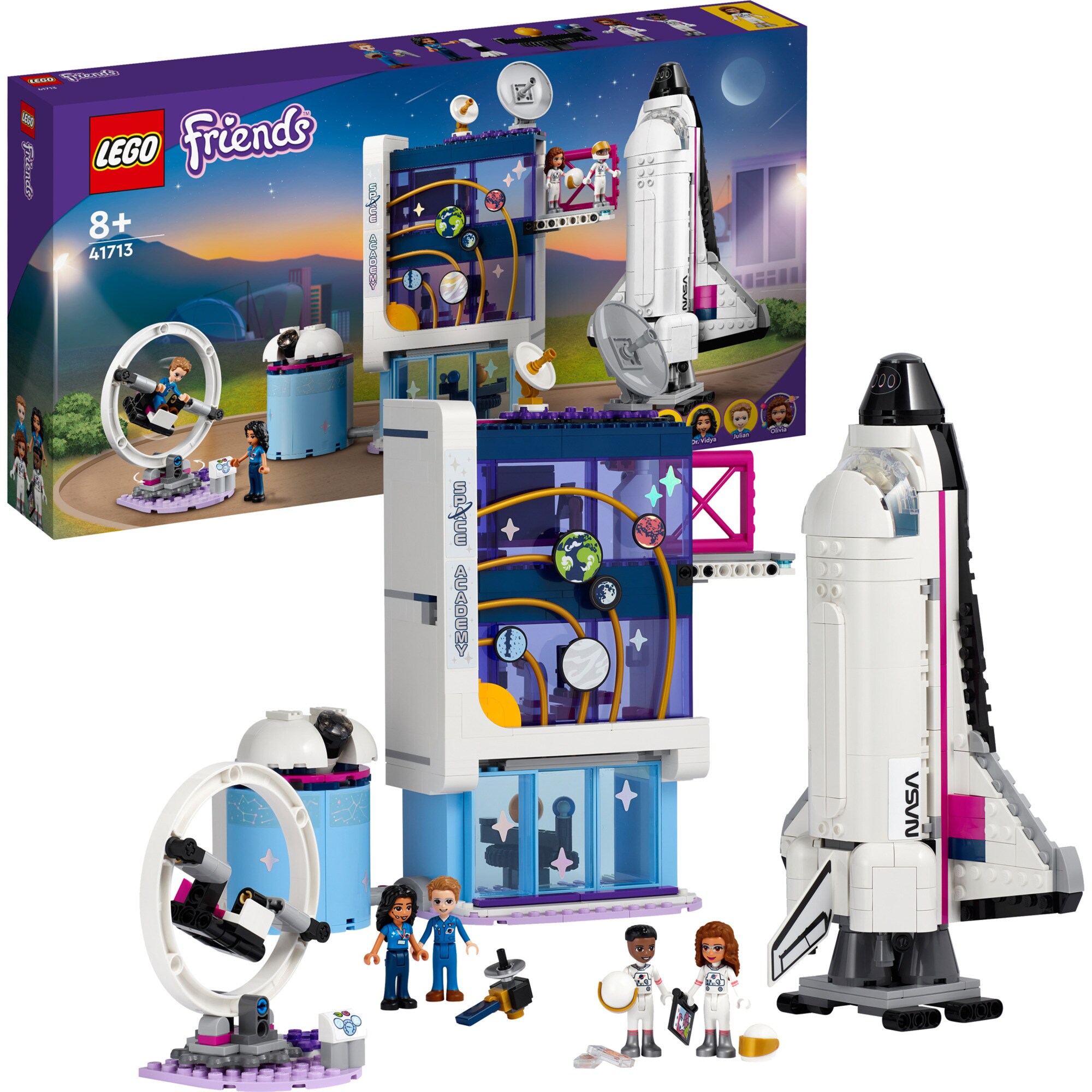 LEGO Konstruktionsspielzeug Friends Olivias Raumfahrt-Akademie