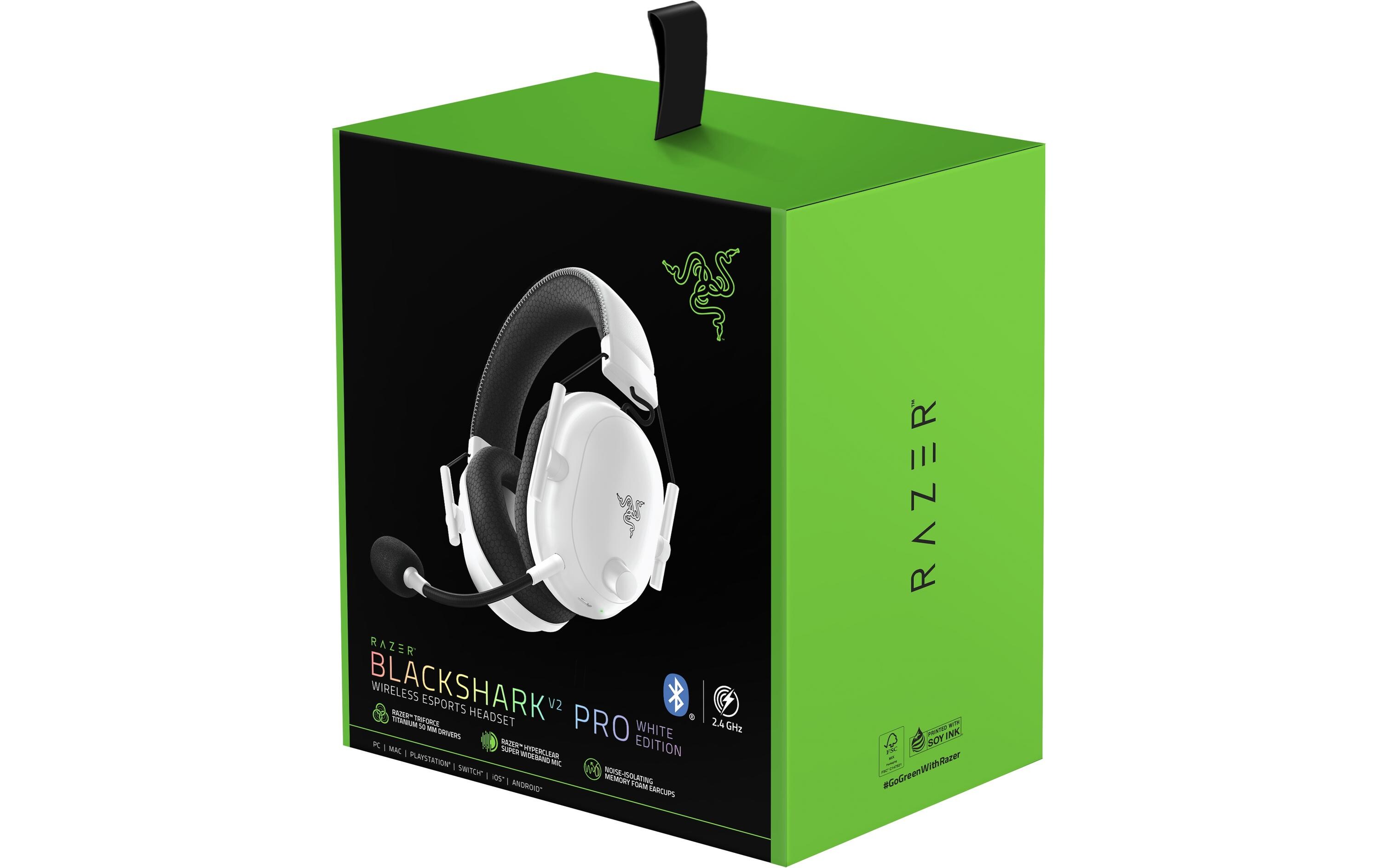 Headset BlackShark V2 Pro 2023 Weiss<br>Kabelloses Over-Ear Gaming Headset