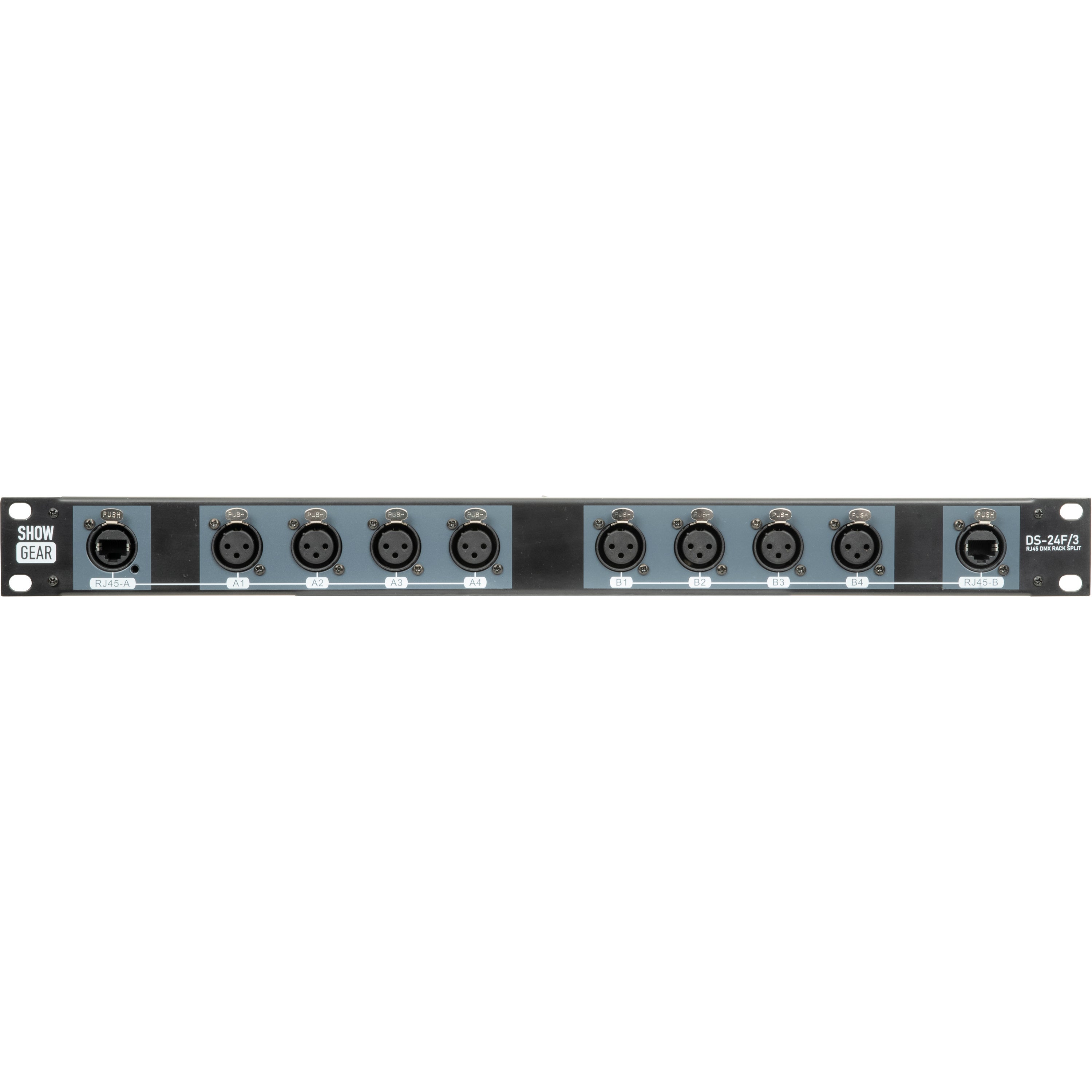 Showgear DS-24F/3 CAT naar DMX converter (ontvanger)