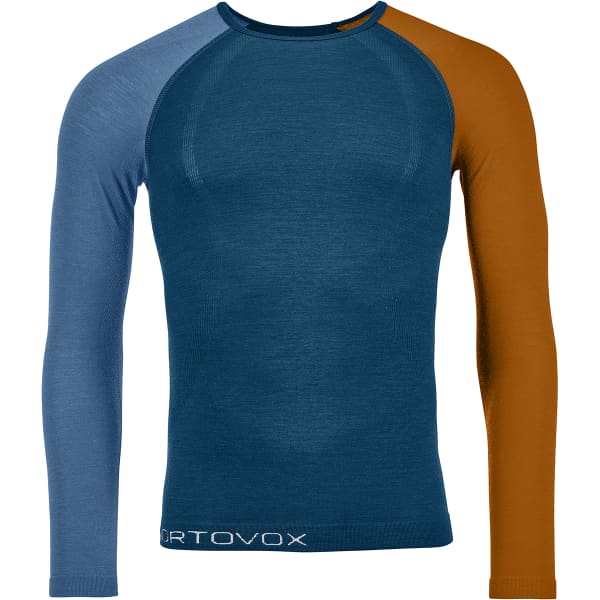 T-shirt thermique ORTOVOX 120 COMP LIGHT LONG SLEEVE M PETROL BLUE