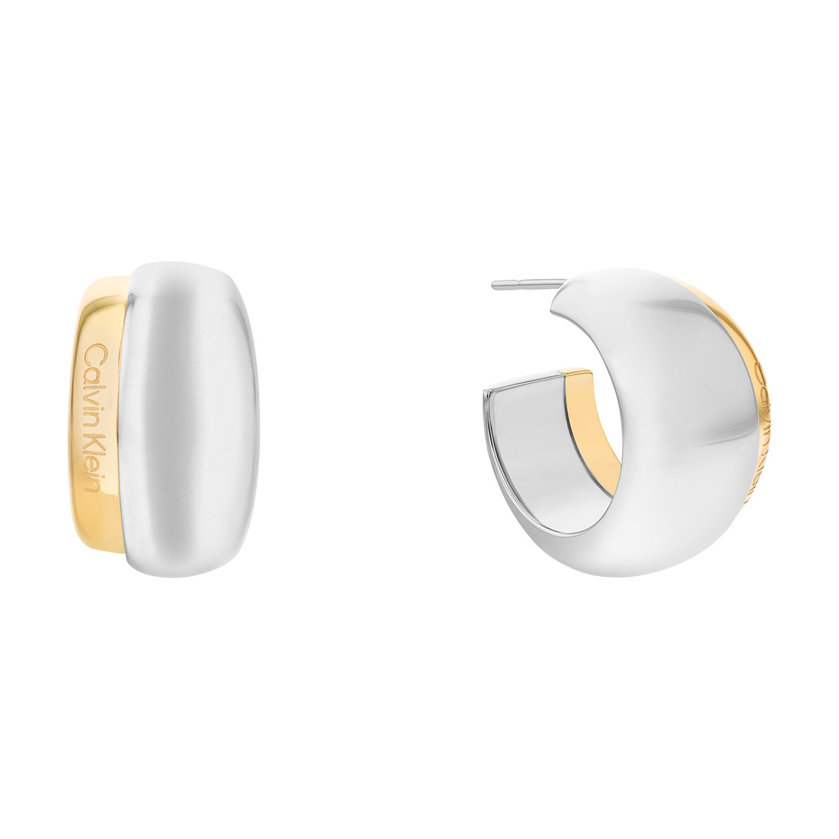 Boucles d'oreilles CALVIN KLEIN acier doré