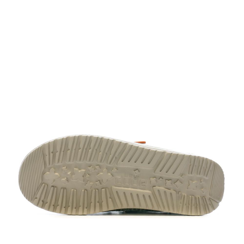 Hey Dude Chaussures Grises/Kaki Garçon Hey Dude Wally Youth