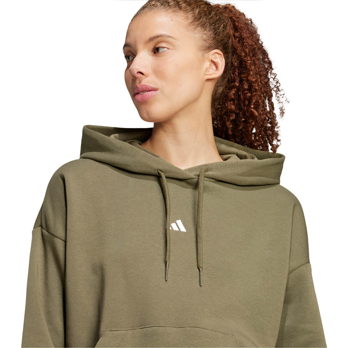 adidas Small Logo Feel Cosy Hættetrøje Dame