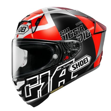 Casque Shoei X-SPR PRO - DIGGIA 2 - Noir / Rouge