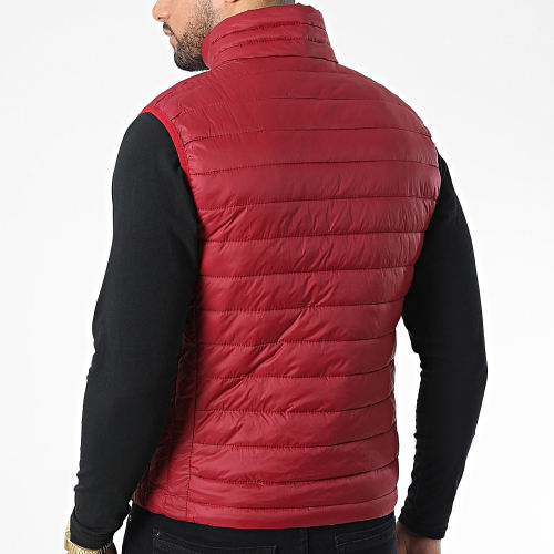 Doudoune Sans Manches ZH68 Bordeaux