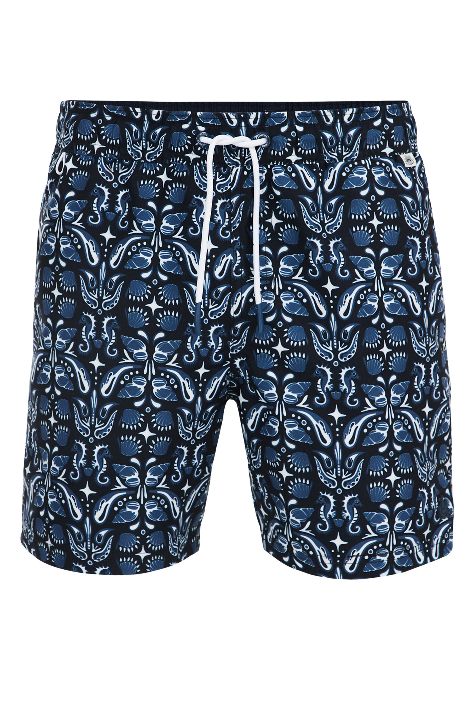zwemshort met dessin WE Fashion Donkerblauw