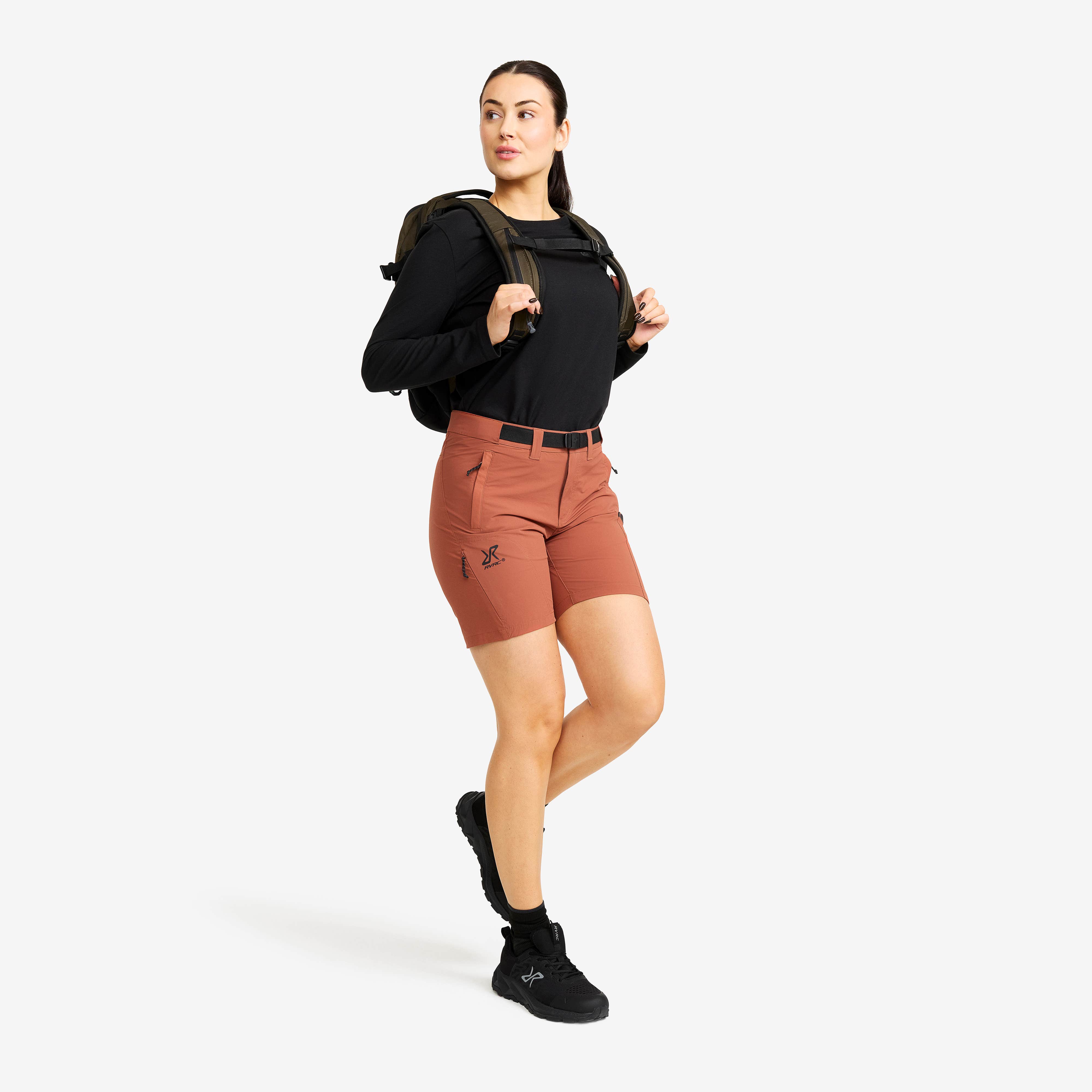 Elevate Pro Hiking Shorts Dame Pink Mahogany