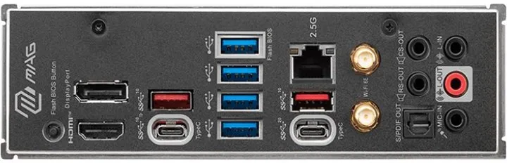 [OUTLET] - MSI MAG X670E TOMAHAWK WIFI - Bundkort - ATX - Socket AM5 - AMD X670 Chipset - USB 3.2 Gen 1, USB 3.2 Gen 2, USB-C Gen 2x2, USB-C 3.2 Gen2 - 2.5 Gigabit LAN, Wi-Fi 6, Bluetooth - onboard grafik (CPU påkrævet) - HD Audio (8-kanaler)