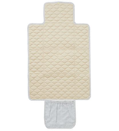 Cam Cam wickelunterlage - Quilted - 70x44 cm - Classic+ Streifen