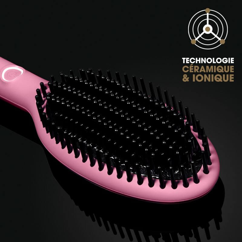 Brosse lissante professionnelle ghd Glide Pink Collection 2024