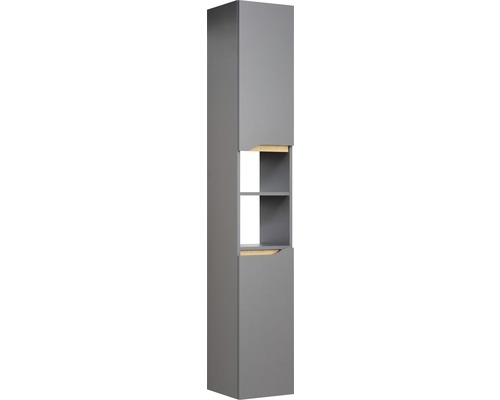 Pelipal Capri hoge kast 185,5 x 30 cm kwartsgrijs