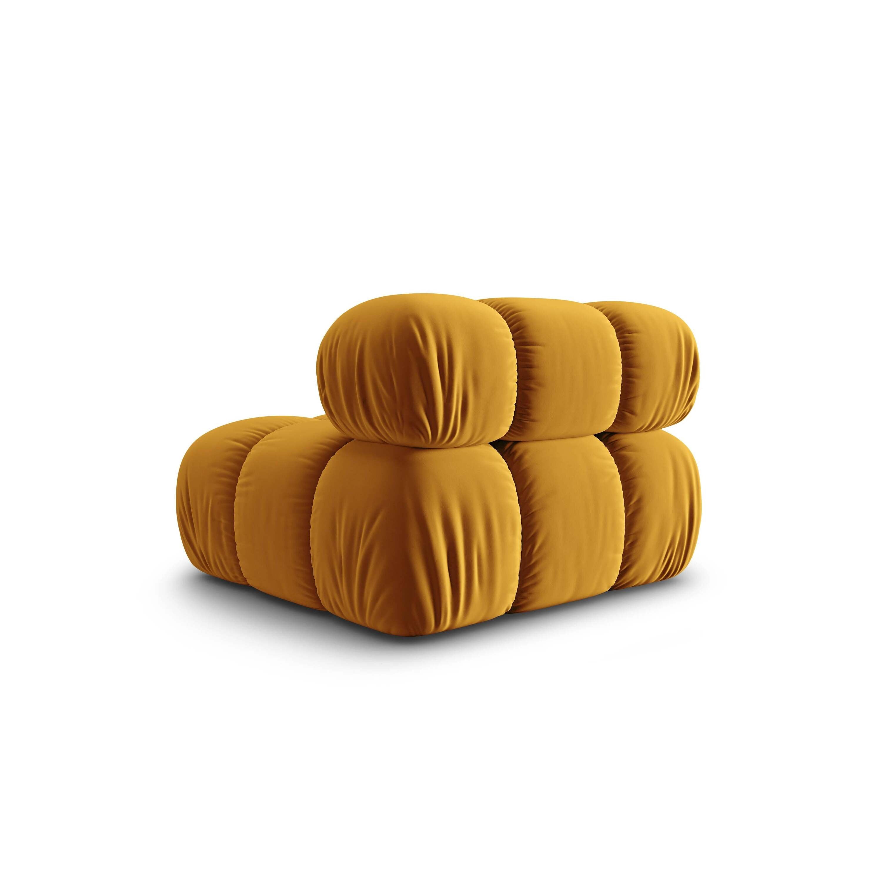 Milo Casa Tropea Modulair Bank Element - Middenstuk - Okergeel
