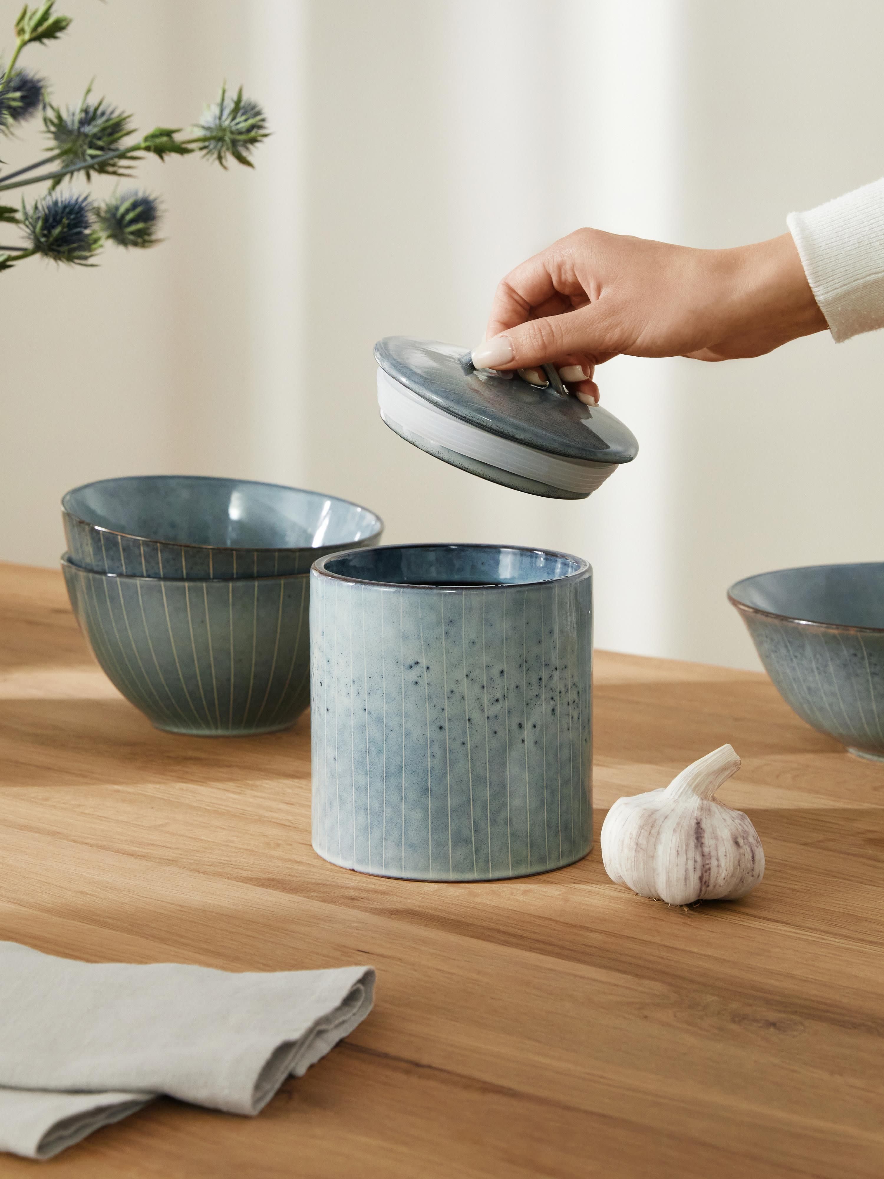 Handgemaakte opbergpot Nordic Sea