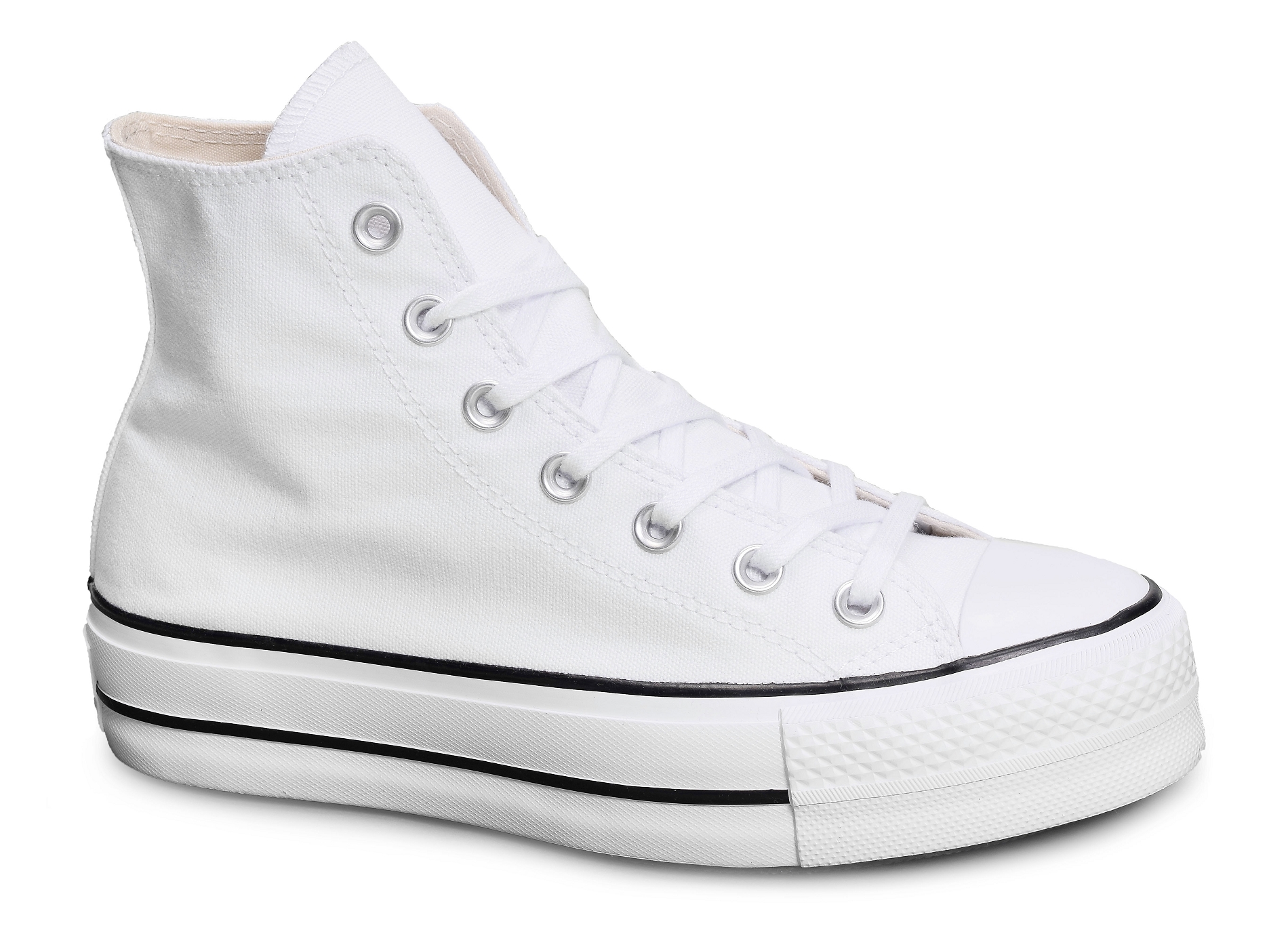 Chuck taylor hi plato blanc